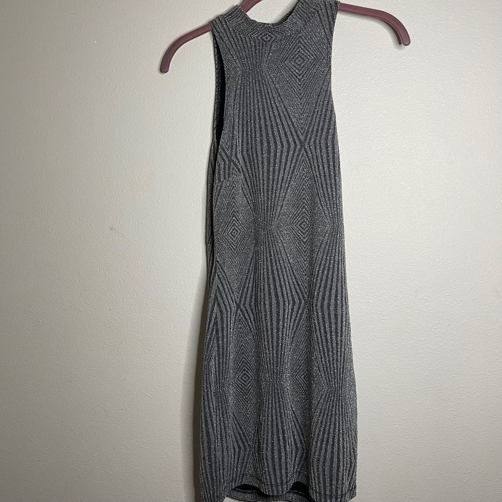 Speechless - Silver Mini Dress -Size L (Juniors)